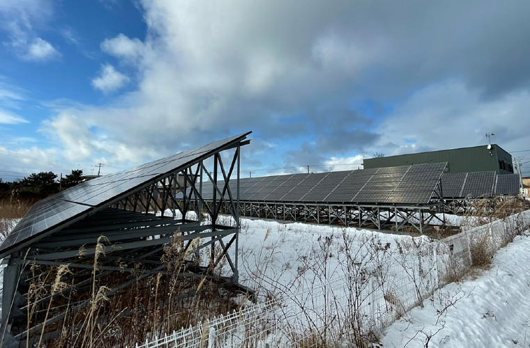 北海道森町澤田水産海太陽光発電